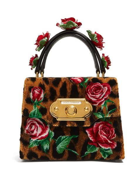 leopard print velvet handbags